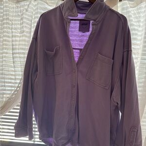Aerie Lavender Utility Jacket